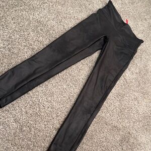 Black Faux Leather Leggings